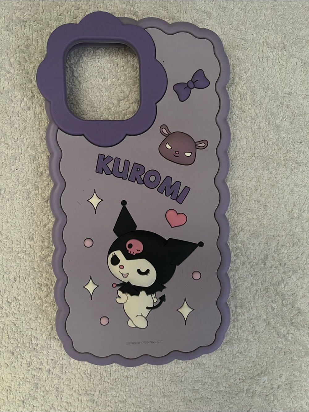 Sanrio Kuromi Purple Lavender Silicone Phone Case